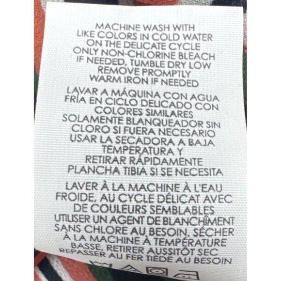 CAbi Women’s Colorful Striped Sheer Balloon Sleeve Ultimate Blouse Top Sz S - Picture 7 of 9